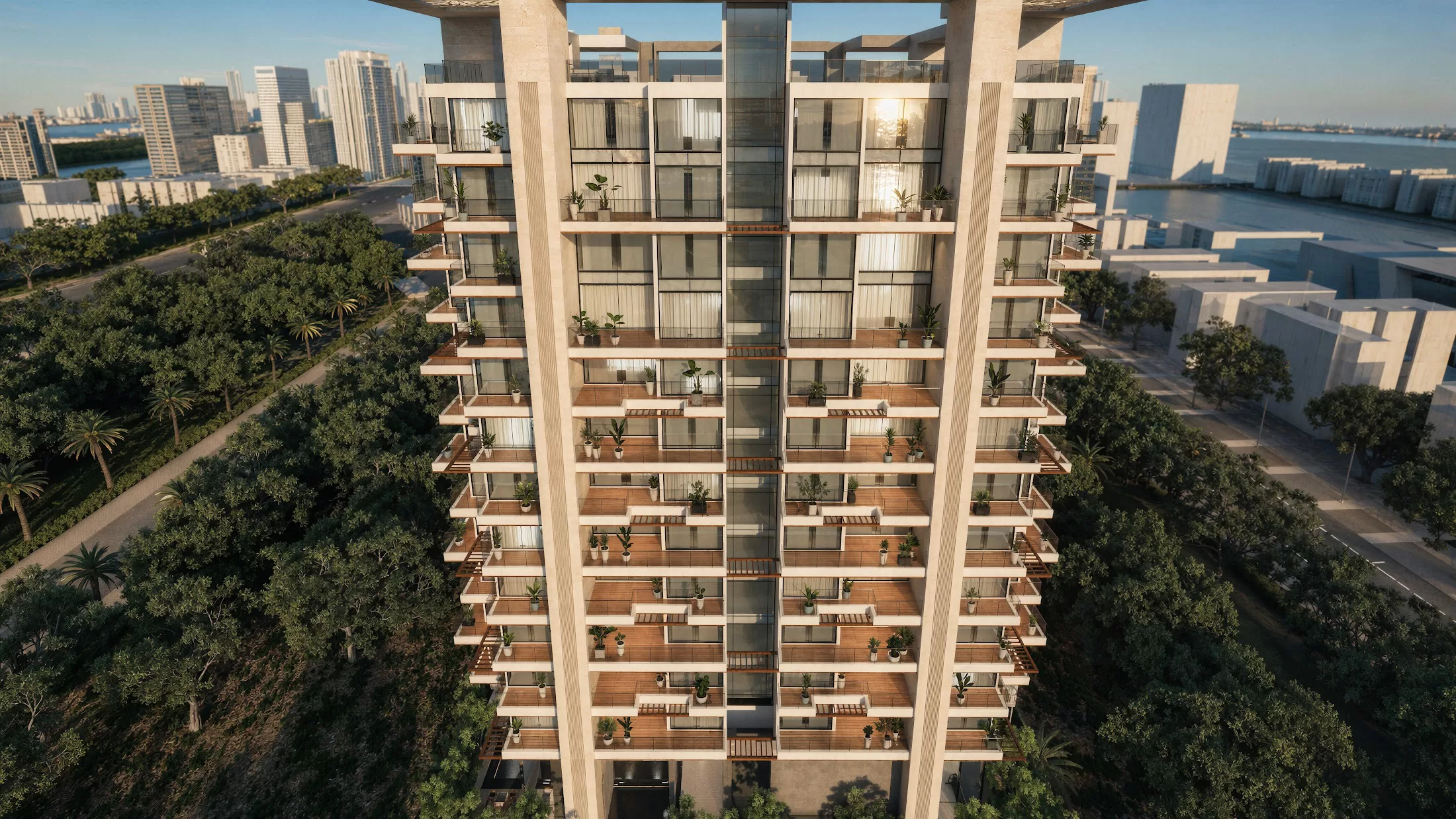 Vue aérienne de BMT Residence